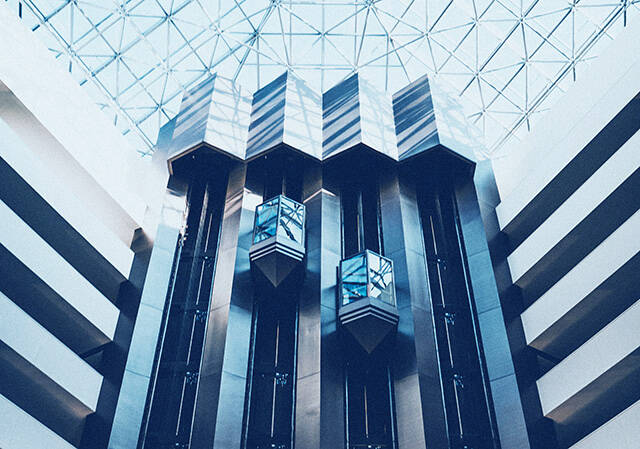 Modern lift installation representing lift product certification